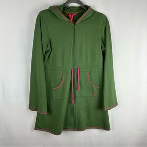 Jenni by Jennifer Moore hooded zip up dress size M